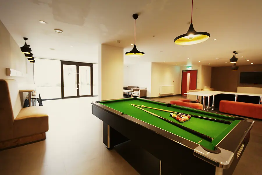 Common areas at AXO New Cross: Common room
