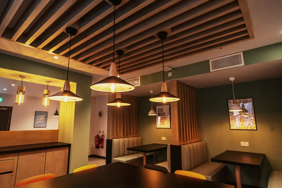 Common areas at Sherbourne Student Village: Communal lounge